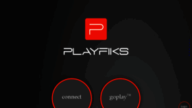 What Playfiks.com website looked like in 2017 (6 years ago)