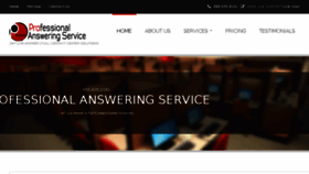 What Professionalanswer.com website looked like in 2017 (6 years ago)