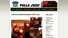What Pullajussi.fi website looked like in 2017 (7 years ago)