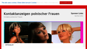 What Polenliebe.de website looked like in 2017 (6 years ago)