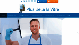 What Plusbellelavitre.fr website looked like in 2017 (6 years ago)