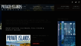 What Privateislandsmag.com website looked like in 2017 (6 years ago)