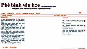 What Phebinhvanhoc.com.vn website looked like in 2017 (6 years ago)
