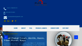 What Plakattimah.com website looked like in 2017 (6 years ago)