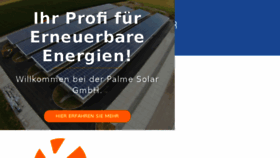 What Palme-solar.de website looked like in 2017 (6 years ago)