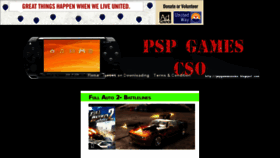 What Pspgamescsoiso.blogspot.com website looked like in 2017 (6 years ago)
