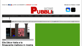 What Pubblicomnow-online.it website looked like in 2017 (6 years ago)
