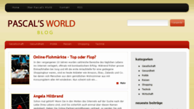 What Pascalsworld.ch website looked like in 2017 (6 years ago)