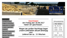 What Pung-baustoffe.de website looked like in 2017 (6 years ago)