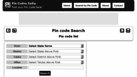 What Pincodein.com website looked like in 2017 (6 years ago)