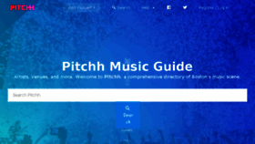 What Pitchh.com website looked like in 2017 (6 years ago)
