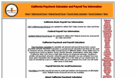 What Payrollcalifornia.net website looked like in 2017 (6 years ago)