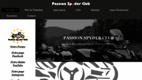 What Passionspyderclub.com website looked like in 2017 (6 years ago)