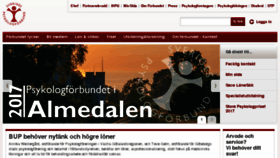 What Psykologforbundet.se website looked like in 2017 (6 years ago)