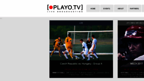 What Playo.tv website looked like in 2017 (6 years ago)