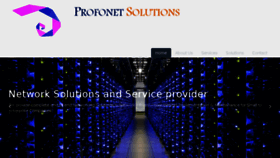 What Profonetsolutions.com website looked like in 2017 (6 years ago)