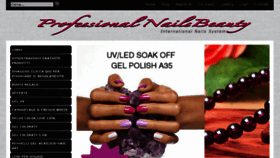 What Professionalnailsbeauty.it website looked like in 2017 (6 years ago)