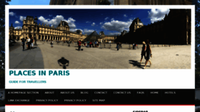 What Placesinparis.com website looked like in 2017 (6 years ago)