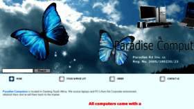 What Paradiserd.co.za website looked like in 2017 (6 years ago)