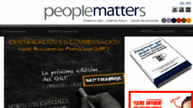 What Peoplematters.com website looked like in 2017 (6 years ago)