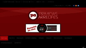 What Primiciasarrecifes.com website looked like in 2017 (6 years ago)