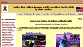 What Pitkaleather.com website looked like in 2017 (6 years ago)