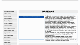 What Pasijans.com website looked like in 2017 (6 years ago)