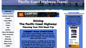 What Pacific-coast-highway-travel.com website looked like in 2017 (6 years ago)