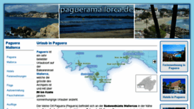 What Pagueramallorca.de website looked like in 2017 (6 years ago)