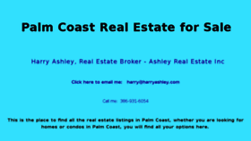 What Palmcoastrealestate-fl.com website looked like in 2017 (6 years ago)