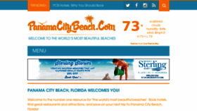 What Panamacitybeach.com website looked like in 2017 (6 years ago)