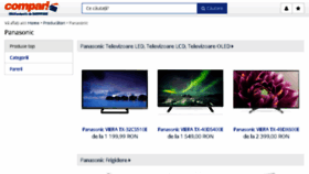 What Panasonic.compari.ro website looked like in 2017 (6 years ago)