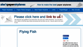 What Paperairplanes.co.uk website looked like in 2017 (6 years ago)