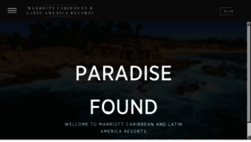 What Paradisebymarriott.com website looked like in 2017 (6 years ago)