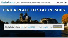 What Paris-paris.com website looked like in 2017 (6 years ago)