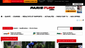 What Paris-turf.fr website looked like in 2017 (6 years ago)