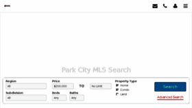 What Parkcityrealestateguide.com website looked like in 2017 (6 years ago)