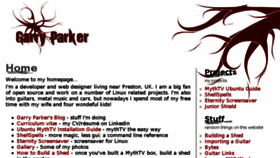 What Parker1.co.uk website looked like in 2017 (6 years ago)