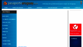 What Pasaporteuruguay.com website looked like in 2017 (6 years ago)