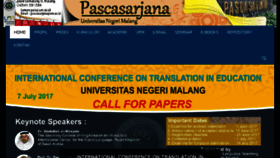 What Pasca.um.ac.id website looked like in 2017 (6 years ago)