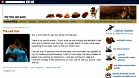What Paynowlivelater.blogspot.com website looked like in 2017 (7 years ago)