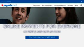 What Paysavecard.com website looked like in 2017 (6 years ago)