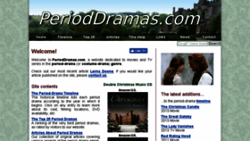 What Perioddramas.com website looked like in 2017 (6 years ago)