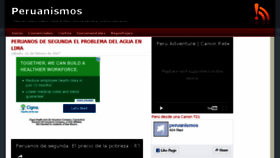 What Peruanismos.com website looked like in 2017 (6 years ago)