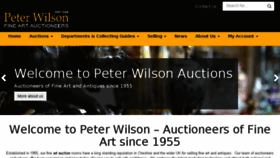 What Peterwilson.co.uk website looked like in 2017 (6 years ago)