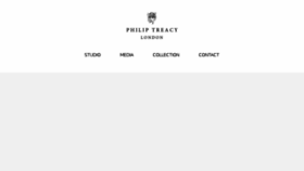 What Philiptreacy.co.uk website looked like in 2017 (8 years ago)