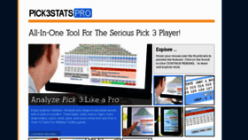 What Pick3stats.com website looked like in 2017 (6 years ago)