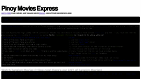 What Pinoymoviexpress.blogspot.com website looked like in 2017 (6 years ago)