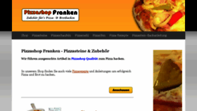What Pizzashop-franken.de website looked like in 2017 (6 years ago)