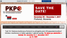 What Pkp.si website looked like in 2017 (6 years ago)